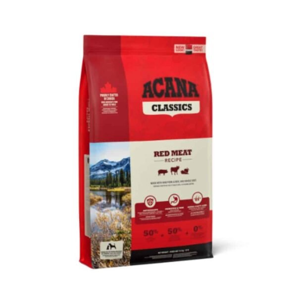 Acana Classic Red Meat begrūdis sausas maistas šunims  2kg, 9.7kg