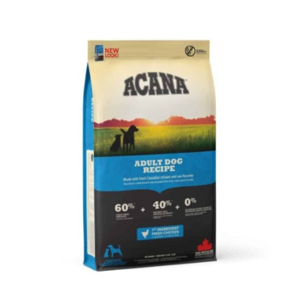 Acana Adult Dog begrūdis sausas maistas suaugusiems šunims 11.4kg, 2x11.4kg