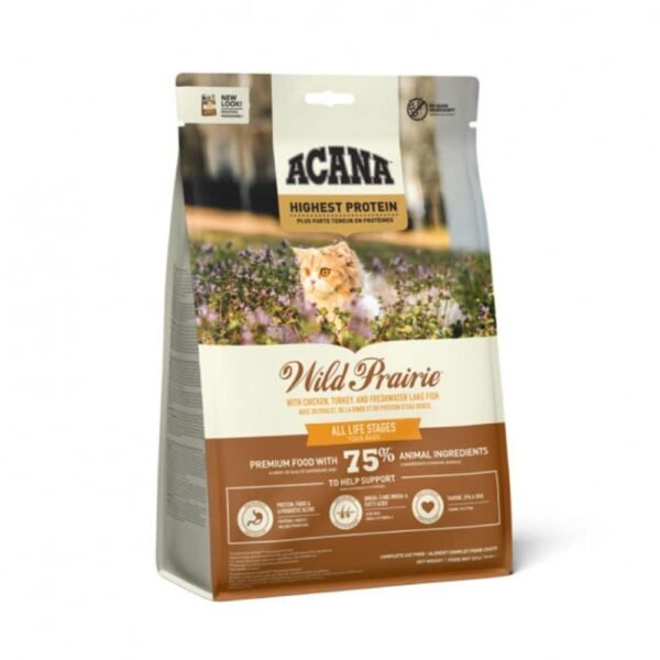 Acana Wild Prairie begrūdis sausas maistas katėms