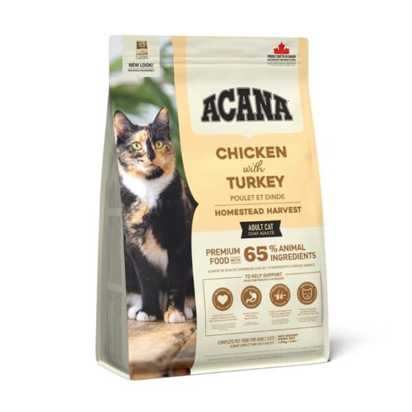 Acana Homestead Harvest Cat begrūdis sausas maistas katėms